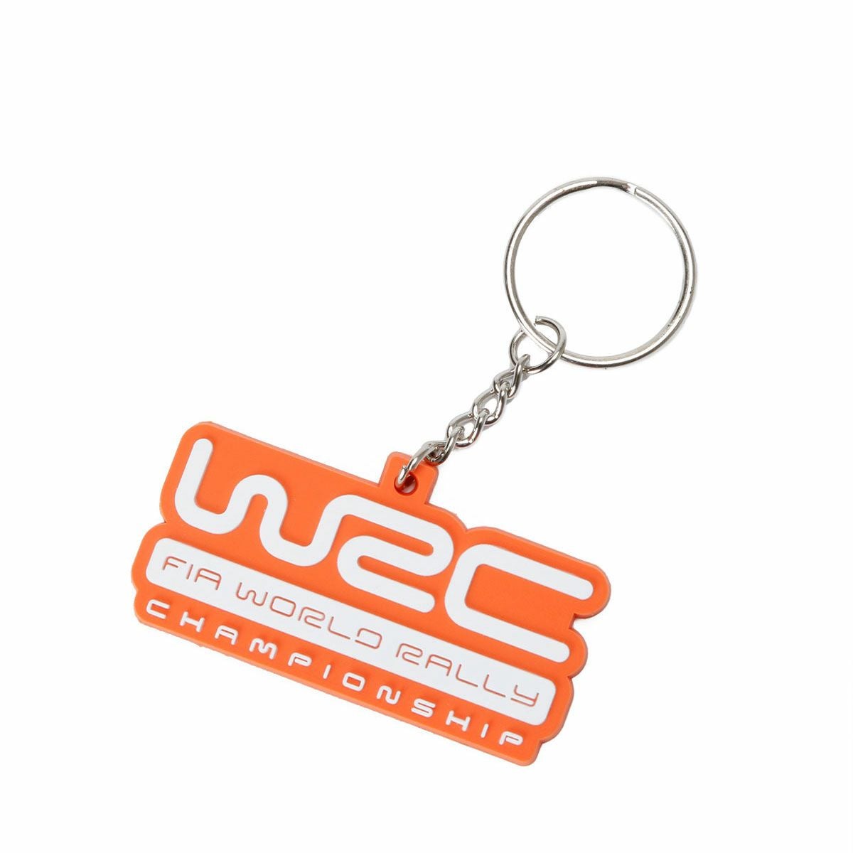 WRC｜WRC シリコン ロゴ キーリング｜キーホルダー｜オレンジ
