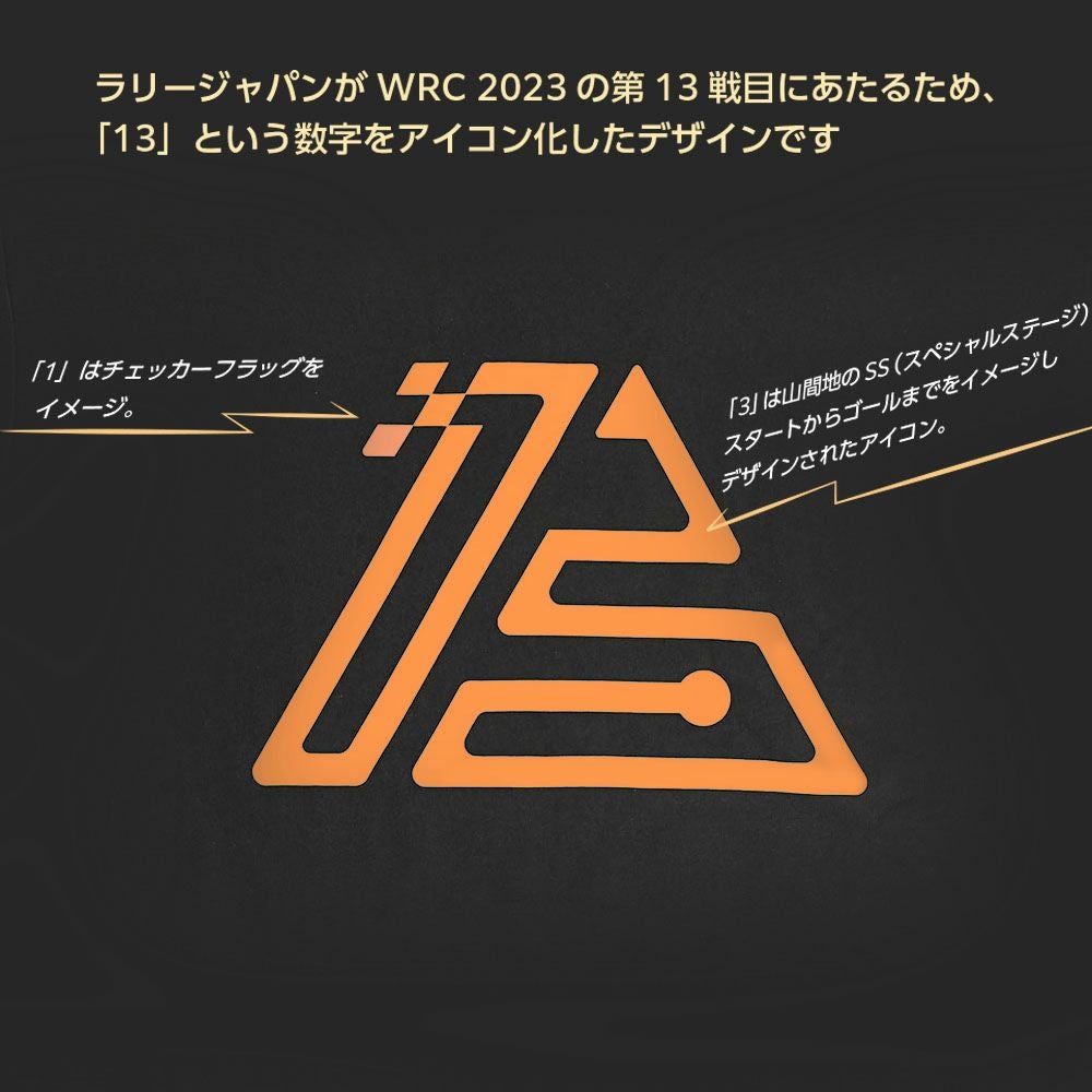 WRC｜WRC TARMAC Tシャツ｜ブラック