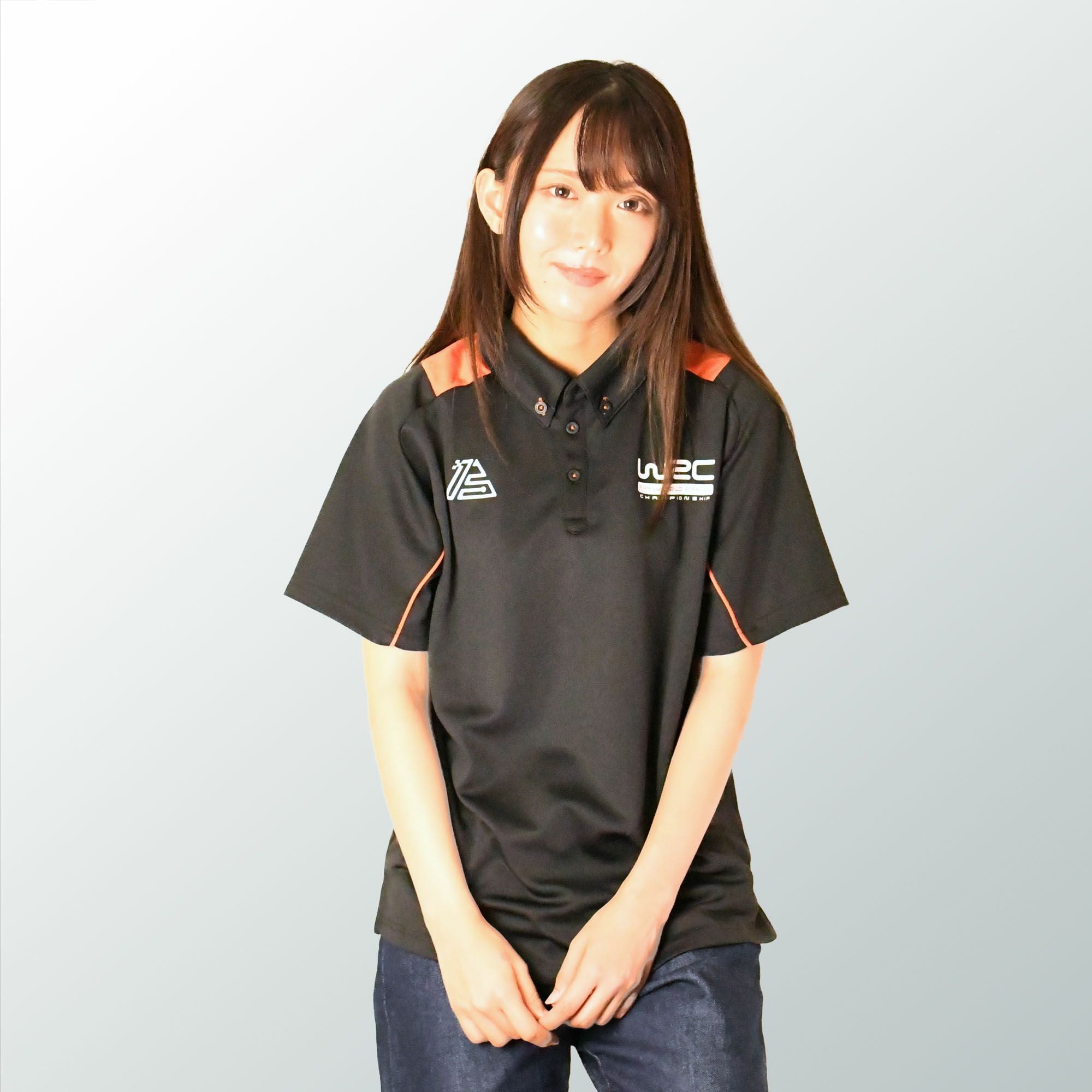 WRC｜WRC 13 ポリエステル ポロシャツ｜ブラック｜モデル着用