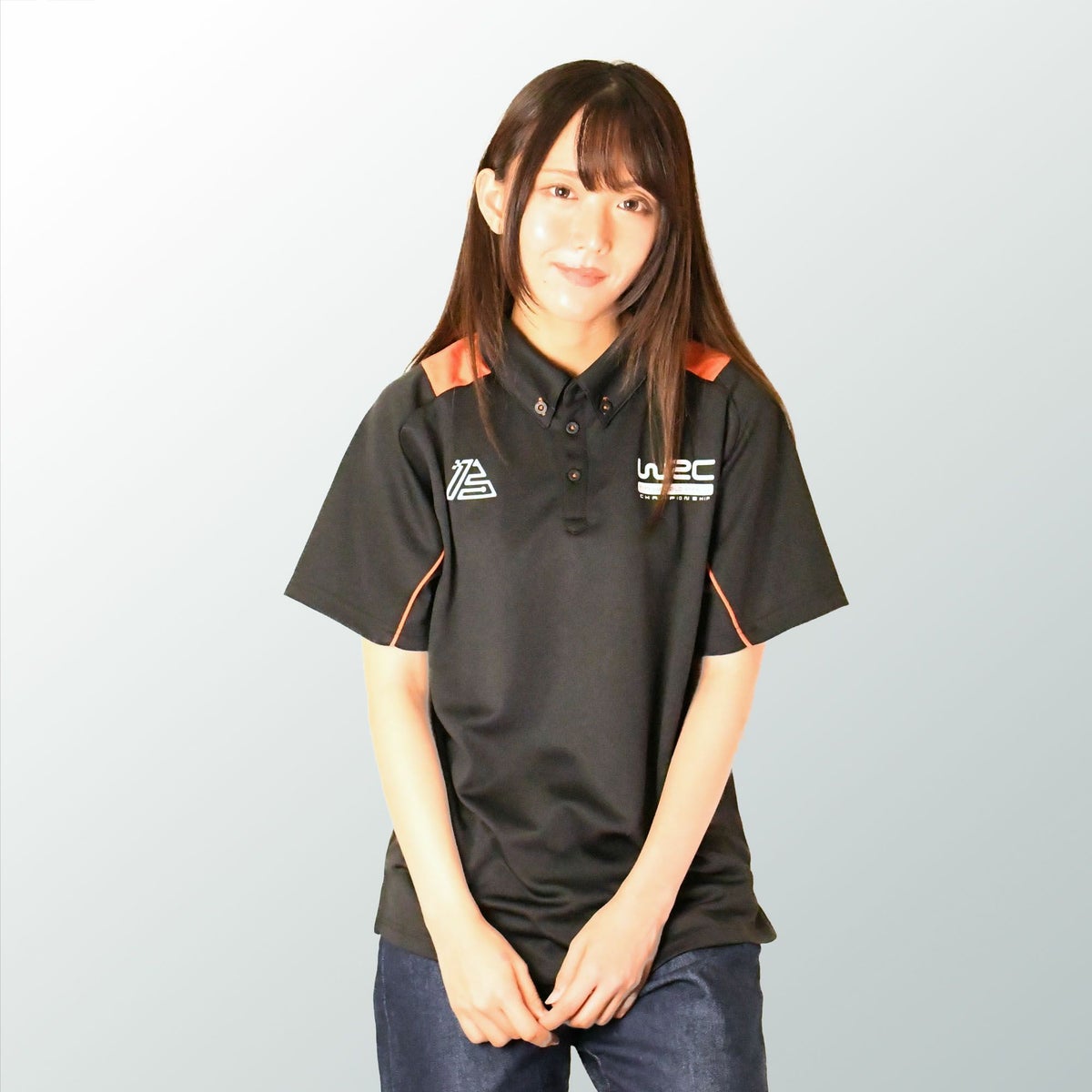 WRC｜WRC 13 ポリエステル ポロシャツ｜ブラック｜モデル着用