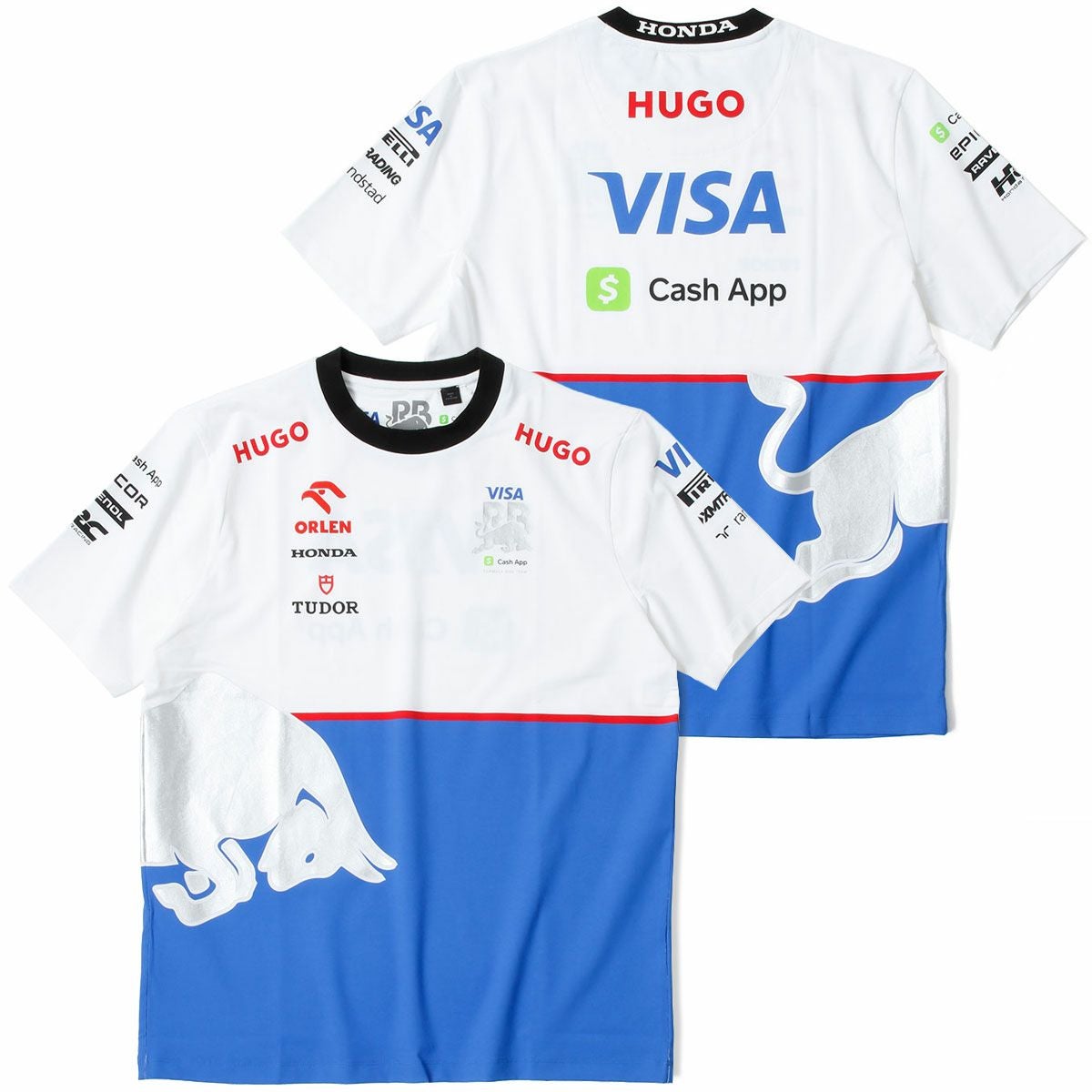 F1 RB ビザ・キャッシュアップ　ヒューゴ サッカー シャツ ゲームシャツ VISA CASH APP RB F1 チーム Tシャツ 2024 | モトーリモーダ公式