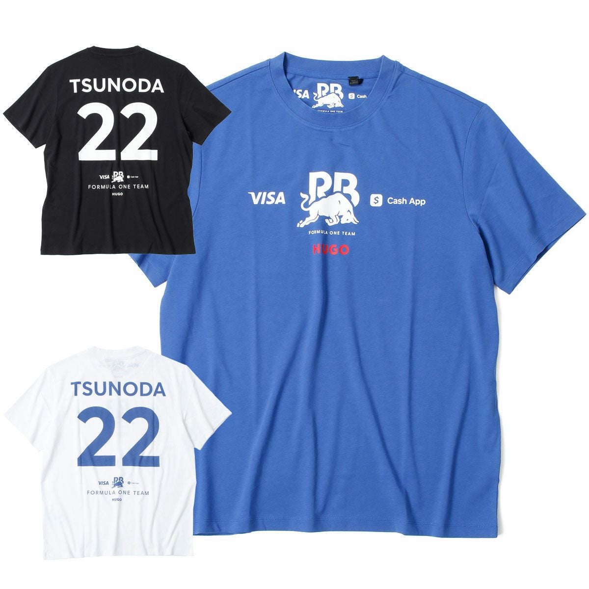 VISA CASH APP RB F1 チーム #22 角田裕毅 Tシャツ 2024