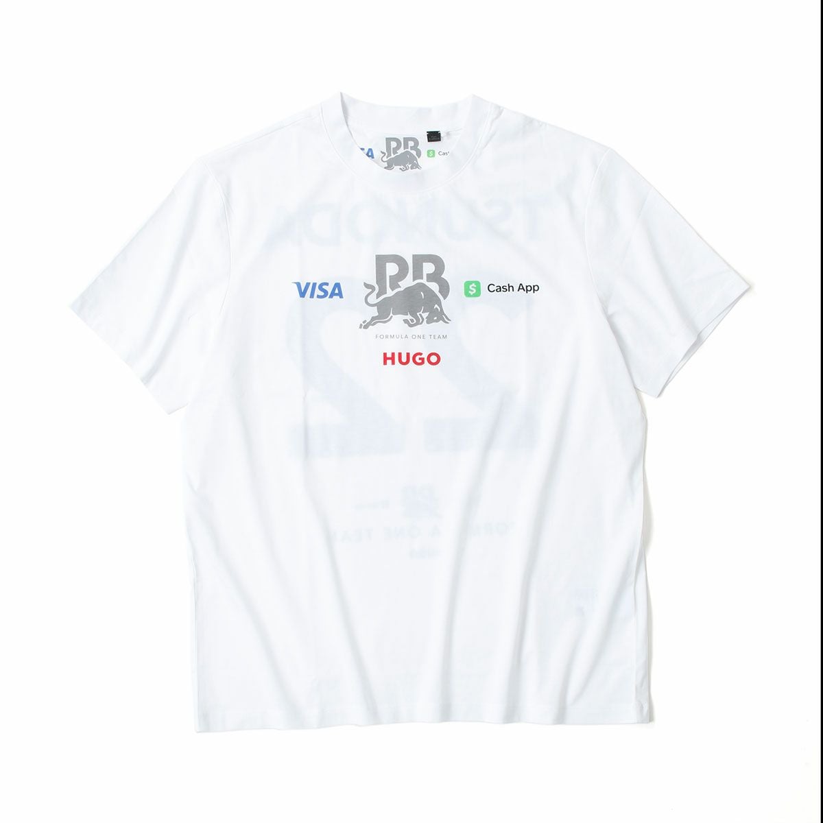 Racing Bulls｜VISA CASH APP RB F1 チーム #22 角田裕毅 Tシャツ 2024｜ホワイト