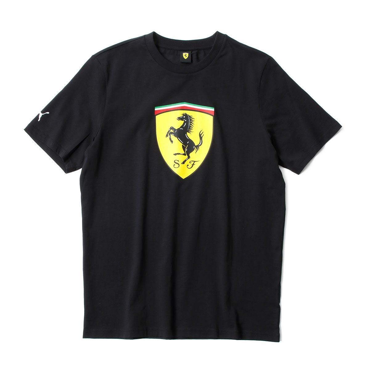 Ferrari｜スクーデリア フェラーリ ラージ シールド Tシャツ｜ブラック