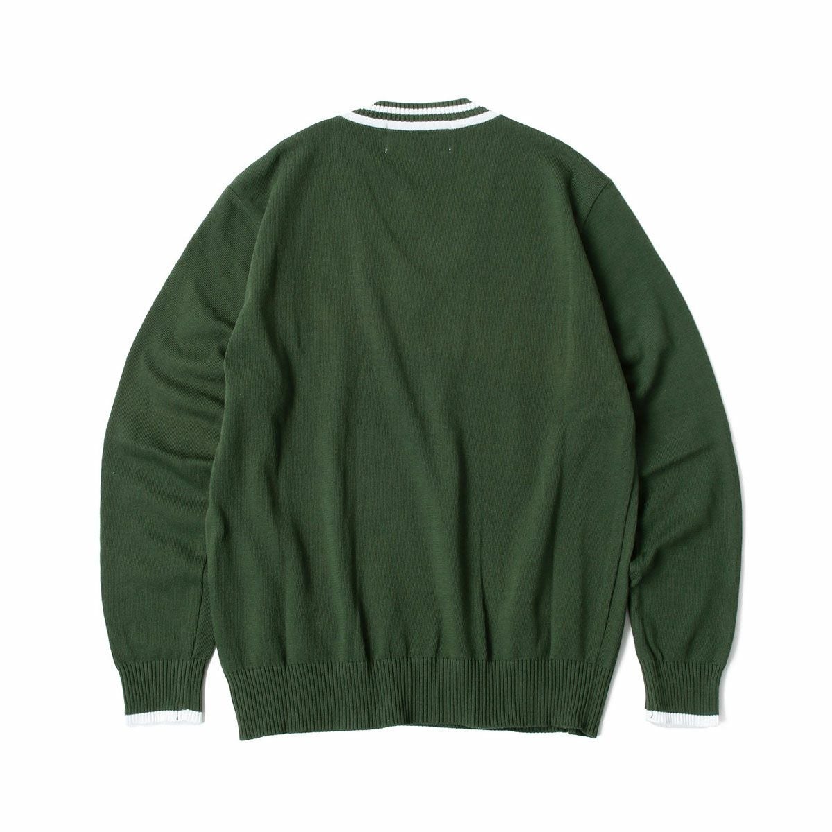 Mille Miglia｜Vネッククールマックス セーター 2024｜ニット｜ジャングルグリーン