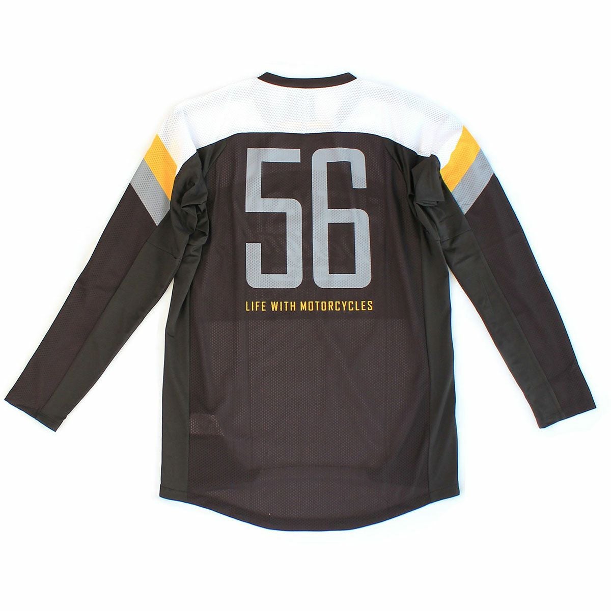 56design｜アクティブ ドライ ジャージー / スター｜MXジャージ｜ホワイト×ブラック