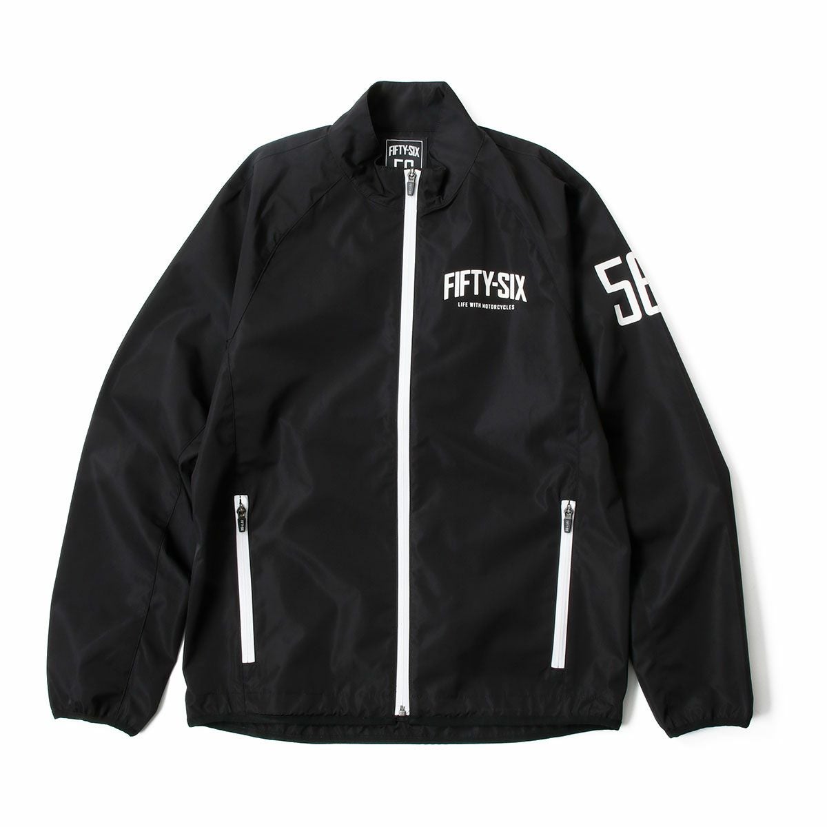 56design｜ウインド ブレーカー｜ファブリック｜ブラック