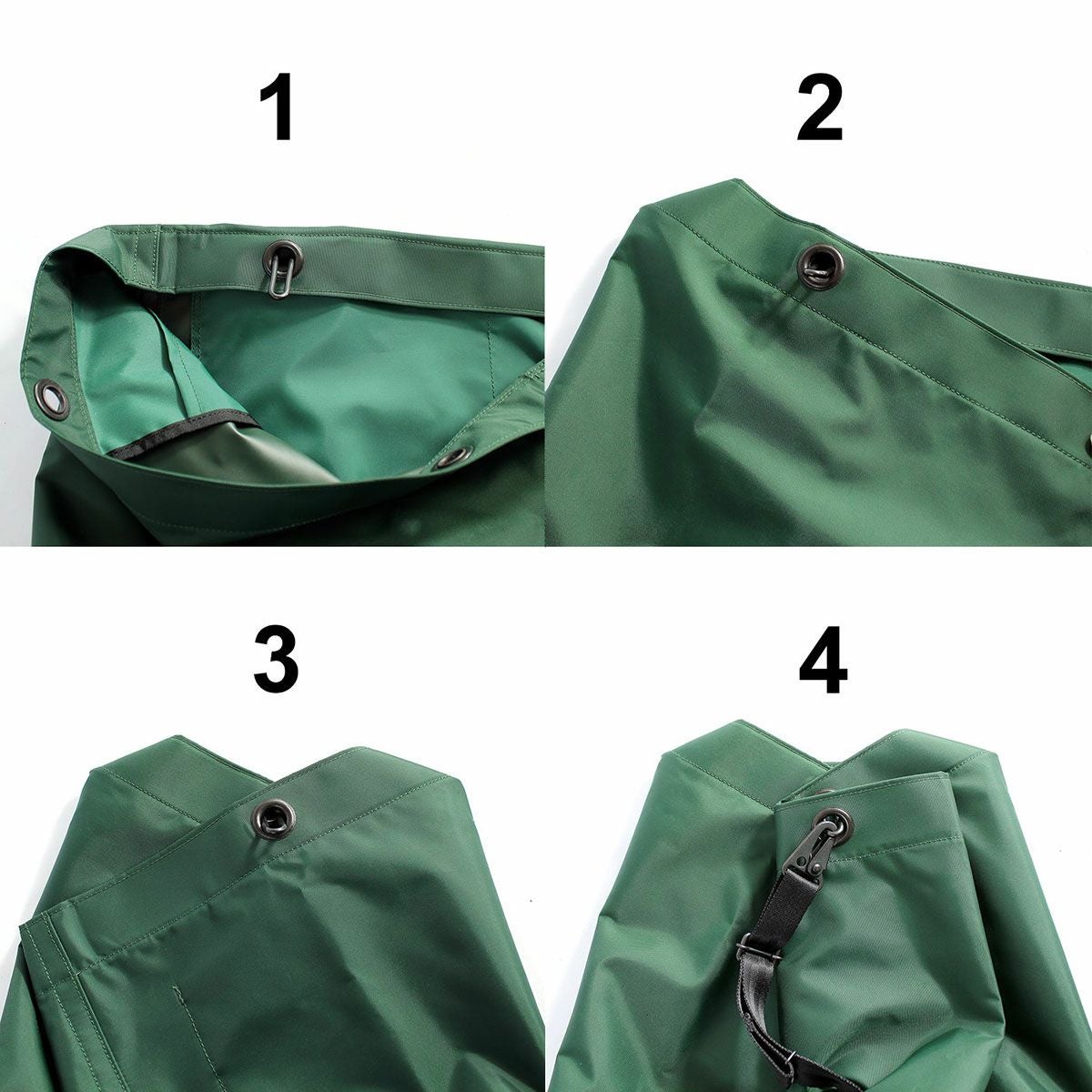 56design｜ヘルメット サック ショルダー｜グリーン×ブラック