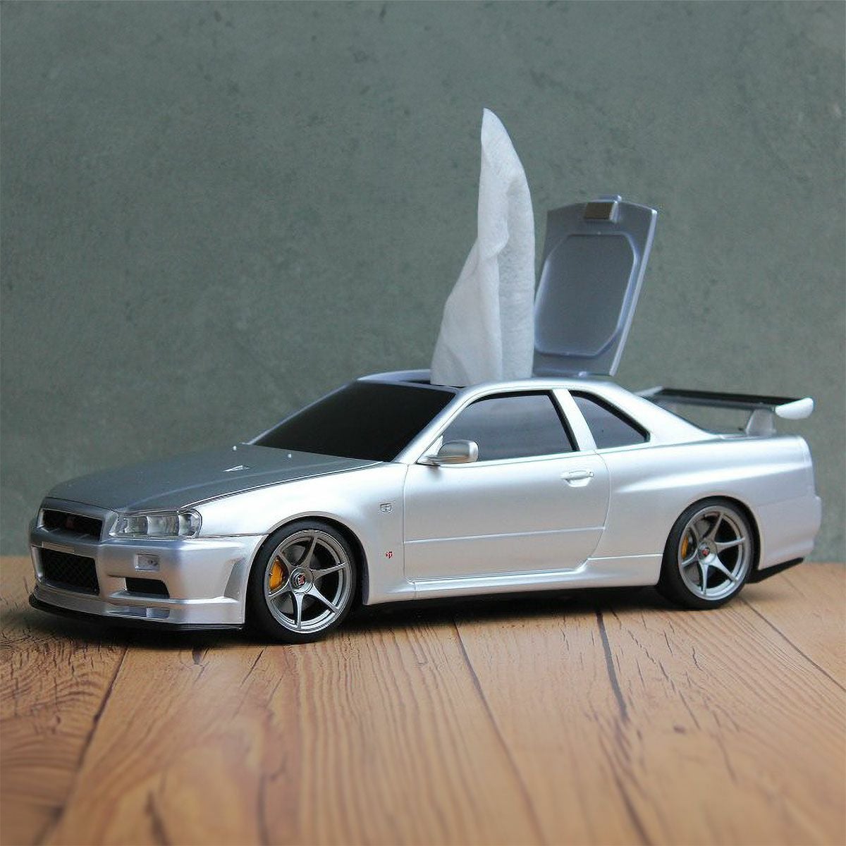 ウェットティッシュケース 日産スカイライン GT-R (BNR34