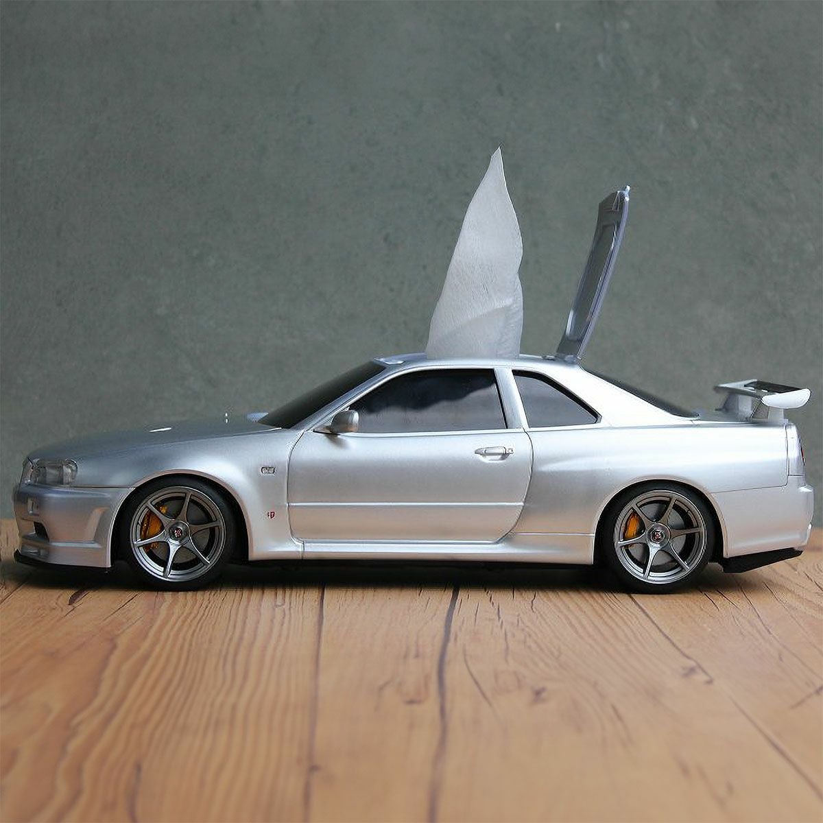 ウェットティッシュケース 日産スカイライン GT-R (BNR34