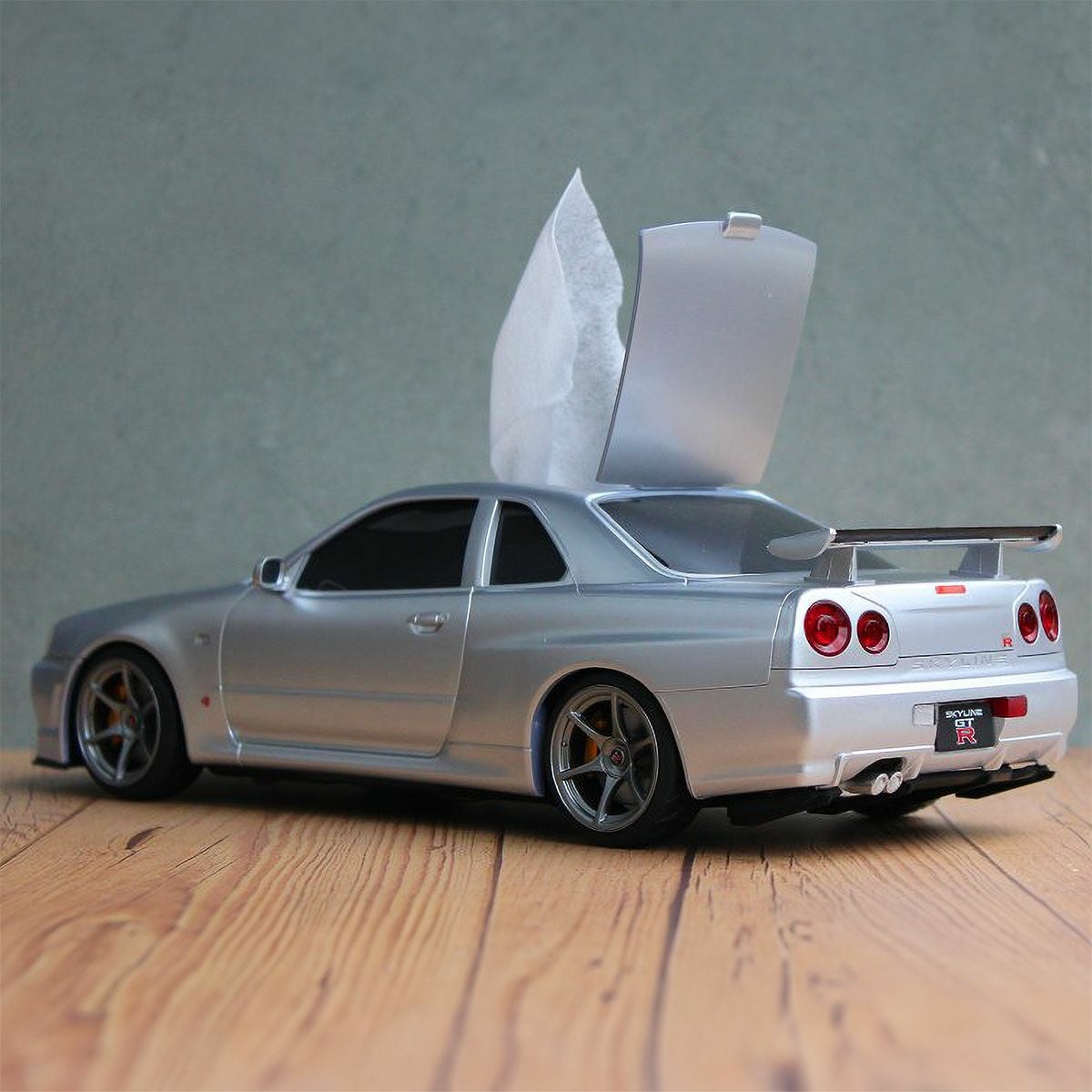 ウェットティッシュケース 日産スカイライン GT-R (BNR34