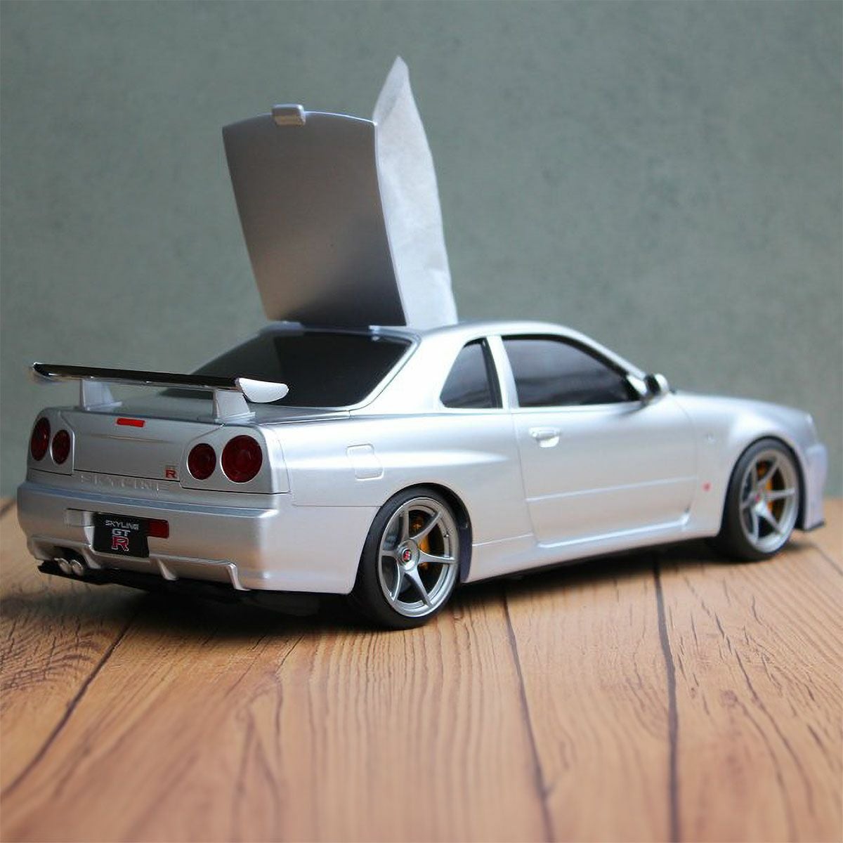 ウェットティッシュケース 日産スカイライン GT-R (BNR34