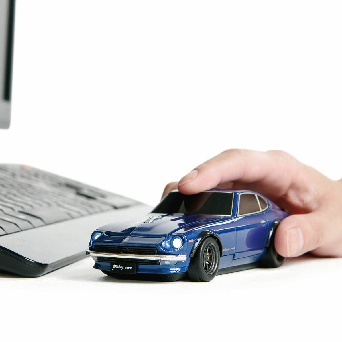 まうす出品 Amazon | 無線マウス 日産フェアレディ 240Z ブルー 湾岸ミッドナイト