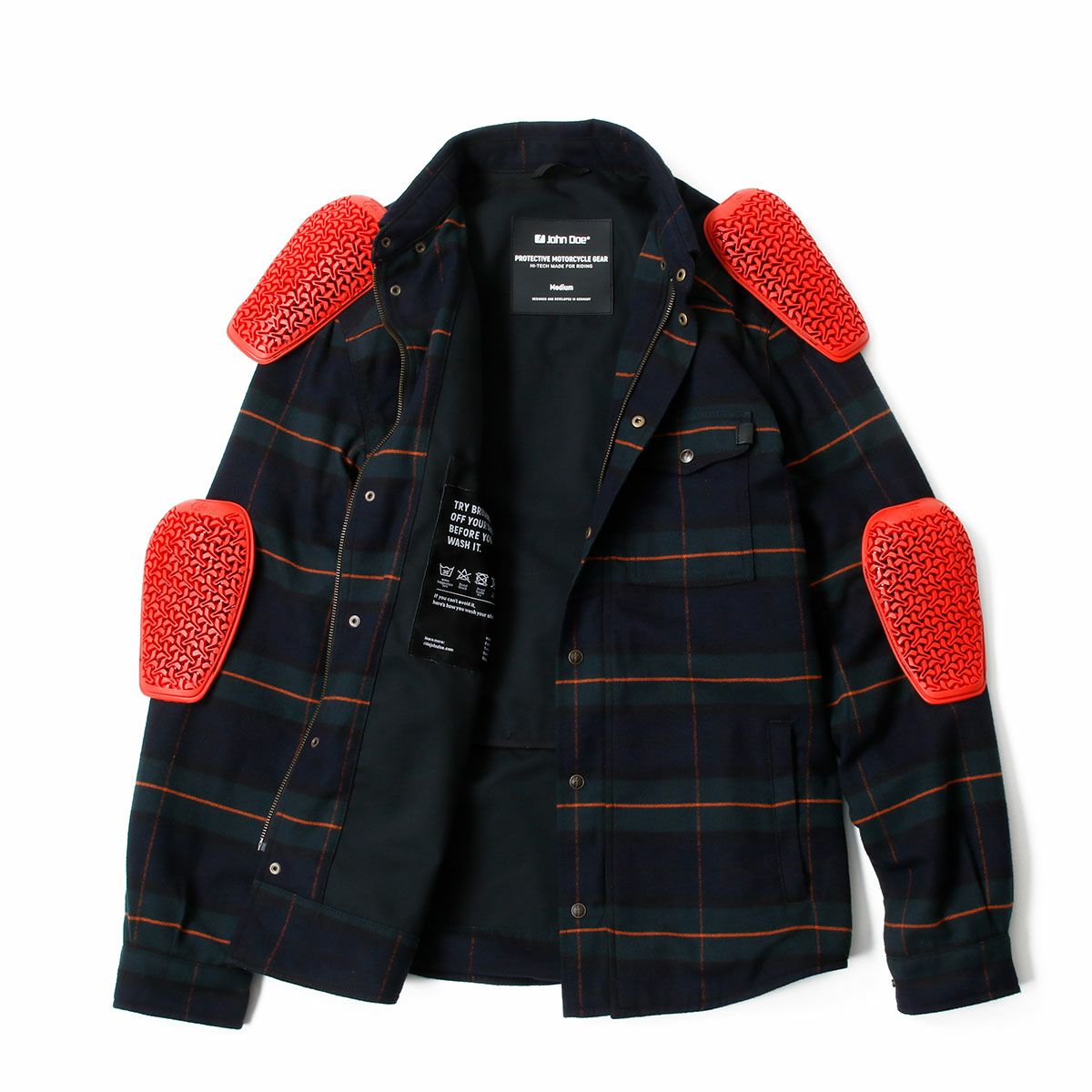 John Doe｜XTM モトシャツヴィンテージ｜ファブリック｜ブラック