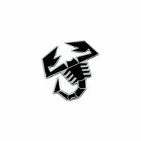 Abarth｜アバルト 3D スコーピオン ステッカー (60mm)｜ブラック