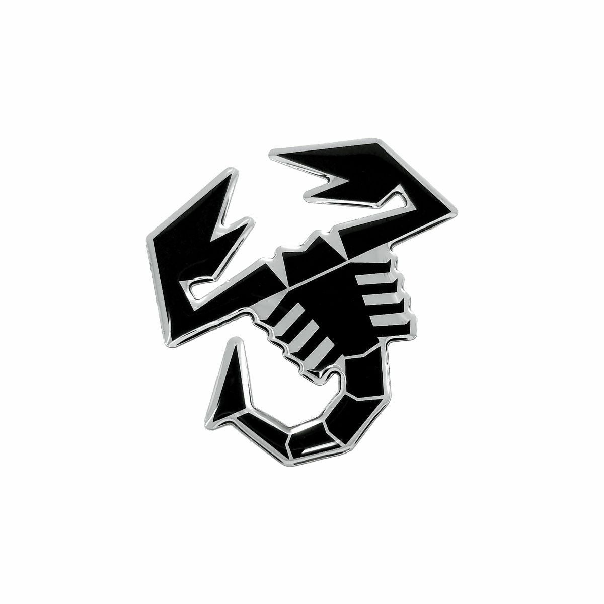 Abarth｜アバルト 3D スコーピオン ステッカー (100mm)｜ブラック