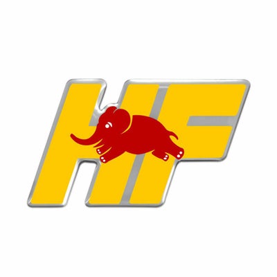 LANCIA｜ランチア HF ロゴ 3D ステッカー (60mm)｜