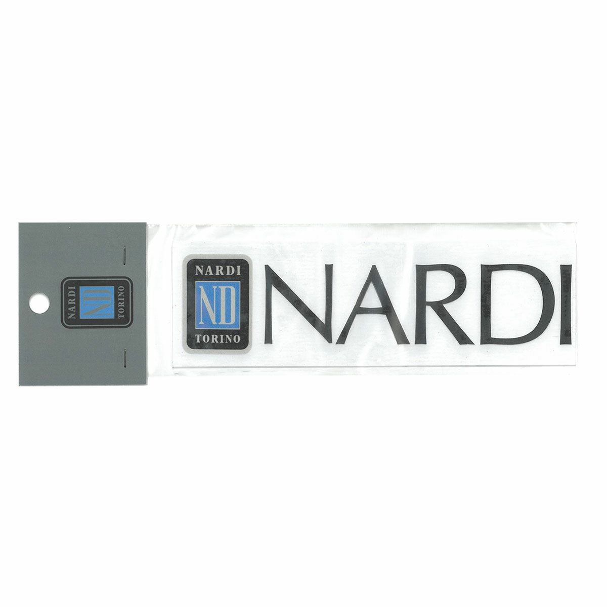 NARDI｜ナルディ ステッカー 15×4cm｜ブラック