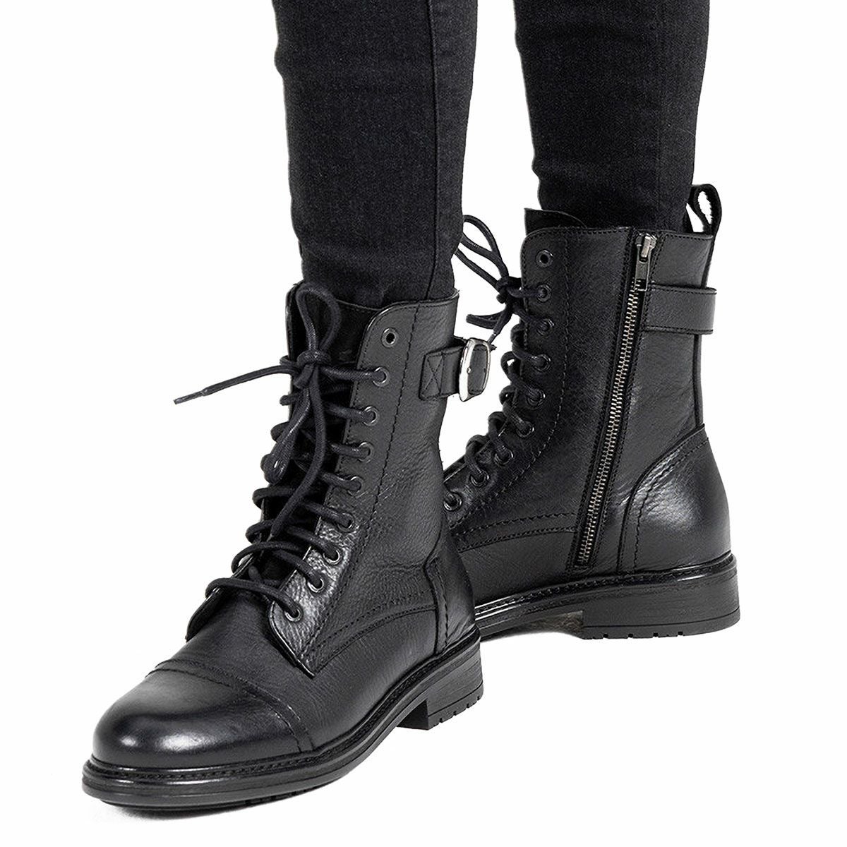 John Doe｜ジャッキー ウーマン ハイヒール ブーツ｜ブーツタイプ｜ブラック｜モデル着用