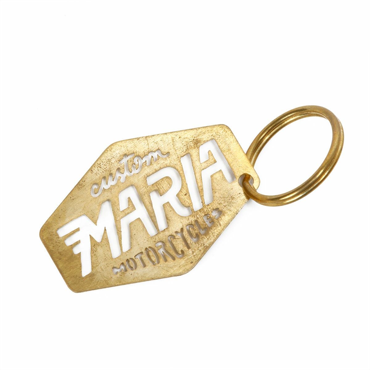 Maria Riding Company｜マリア ロゴ ブラス キーリング｜キーホルダー