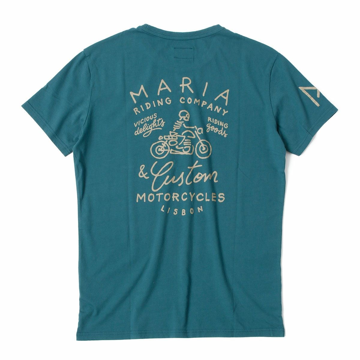 Maria Riding Company｜ヴィシャス Tシャツ｜ぺトロールグリーン