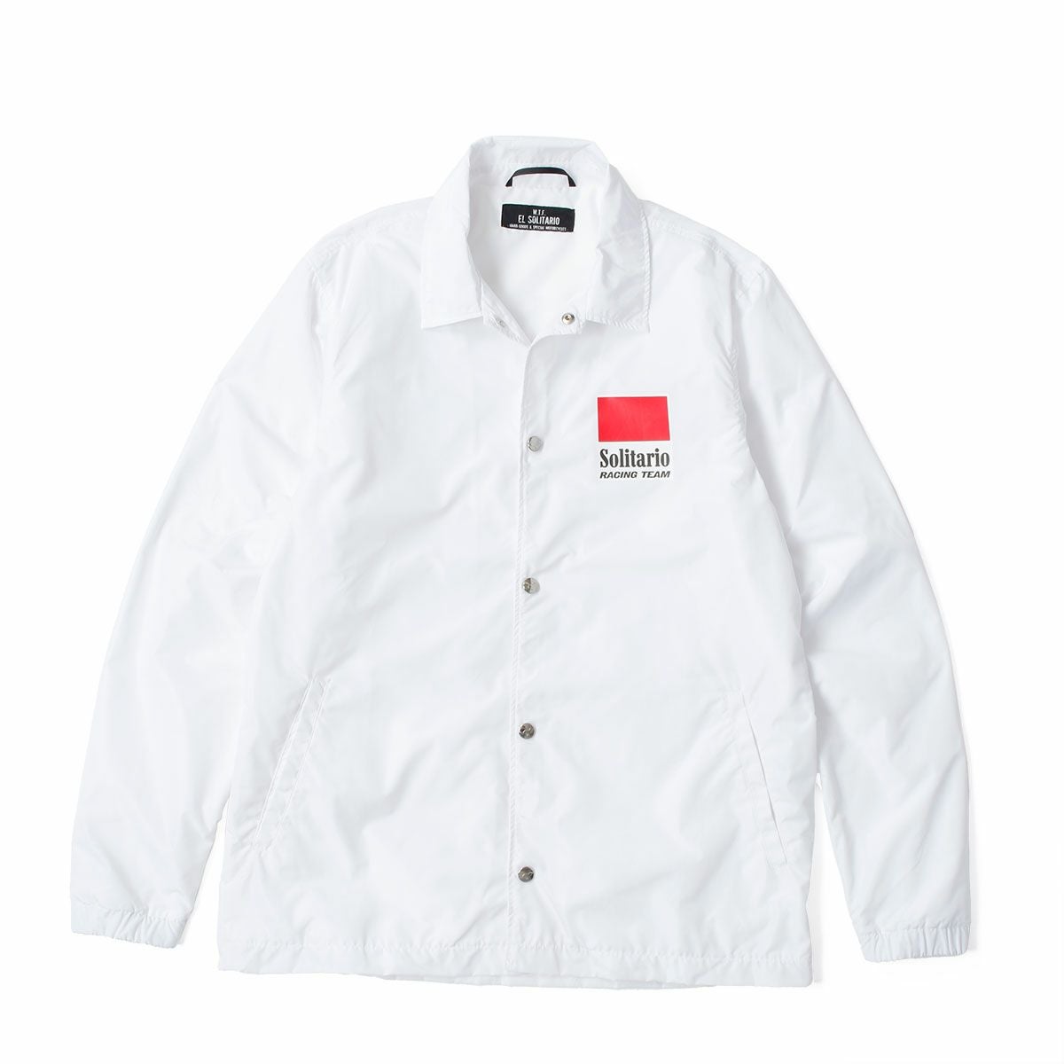 El Solitario｜ソリタリオ レーシング チーム ジャケット｜ファブリック｜ホワイト
