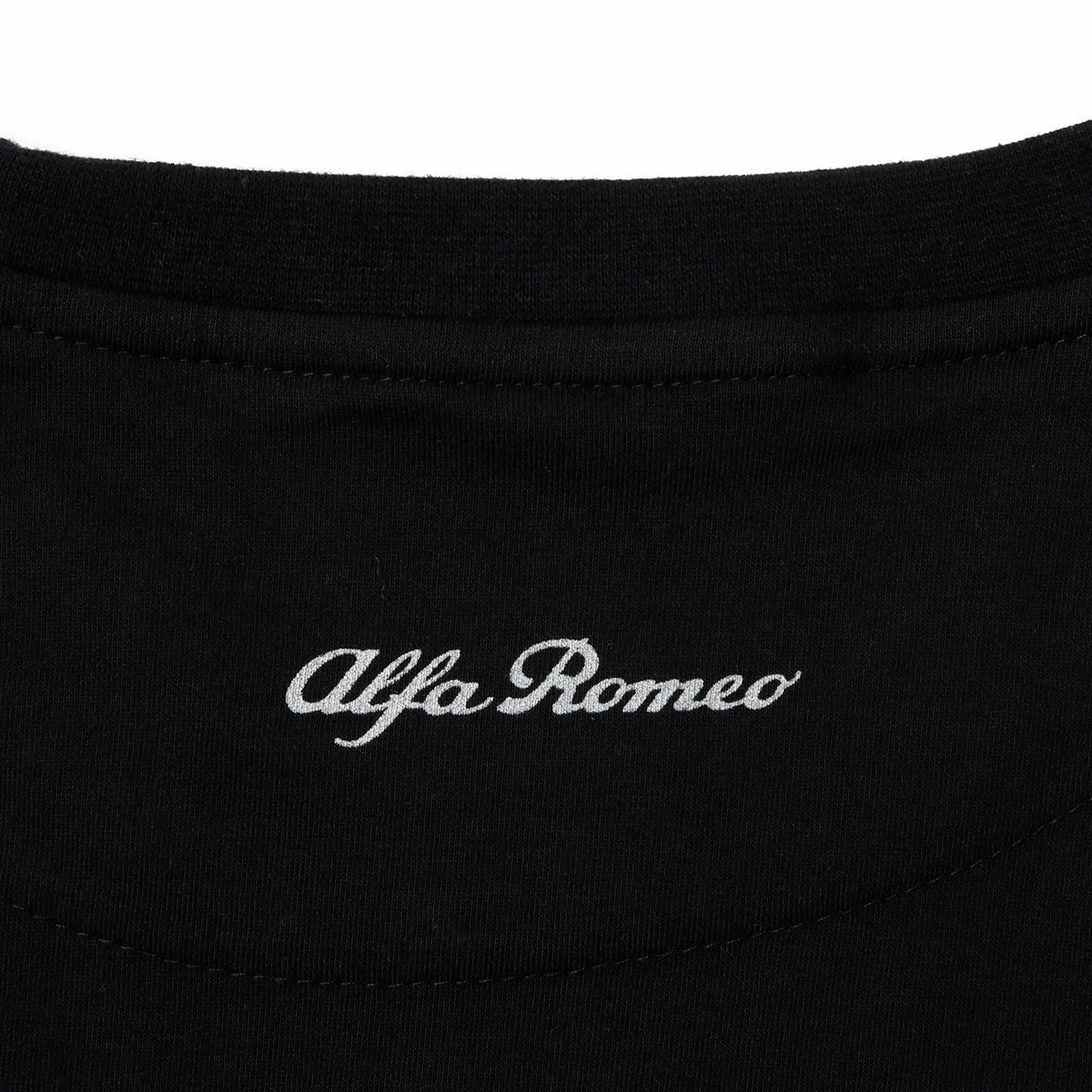 Alfaromeo｜アルファロメオ ロゴ Tシャツ｜ブラック