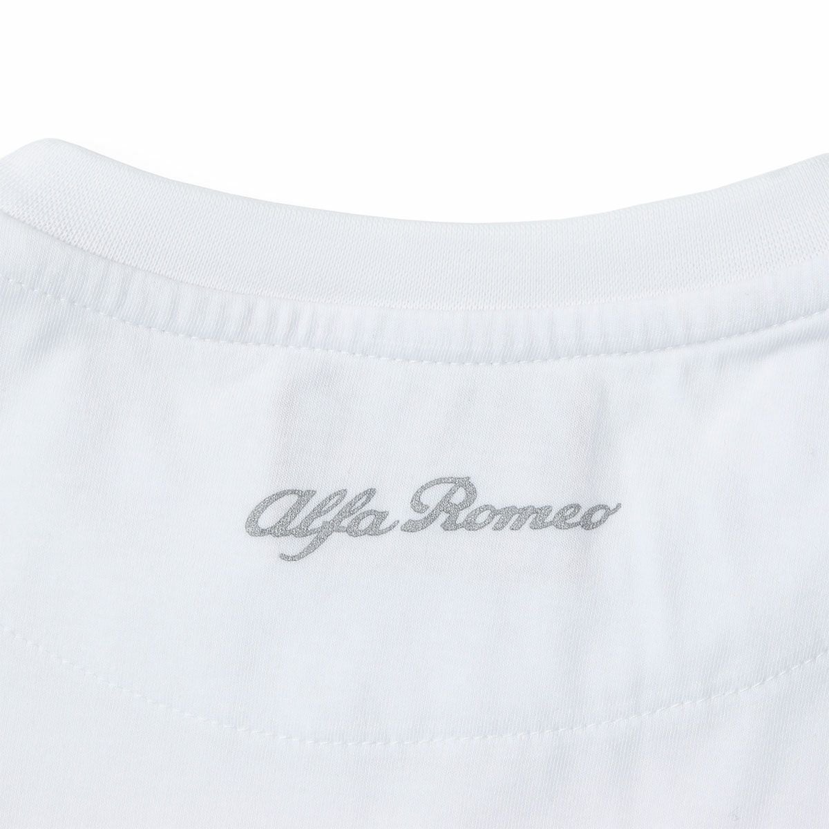 Alfaromeo｜アルファロメオ ロゴ Tシャツ｜ホワイト