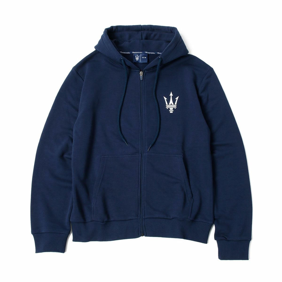 MASERATI｜マセラティ トライデント ロゴ パッチ フーディー｜