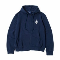 MASERATI｜マセラティ トライデント ロゴ パッチ フーディー｜