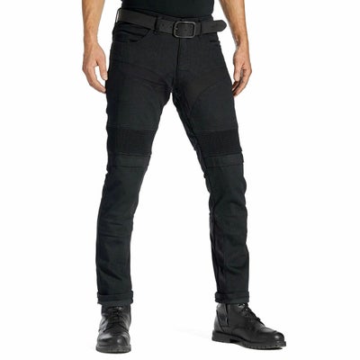 PANDO MOTO｜カールド スリム ブラック｜デニム