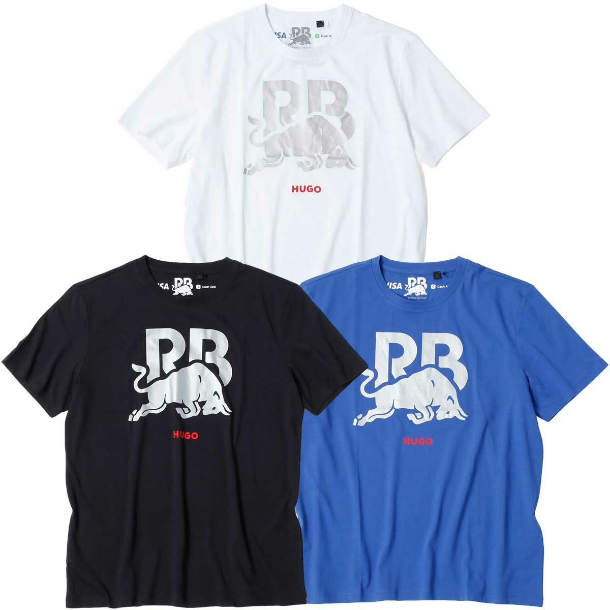 VISA CASH APP RB F1 チーム ロゴ ファン Tシャツ | モトーリモーダ