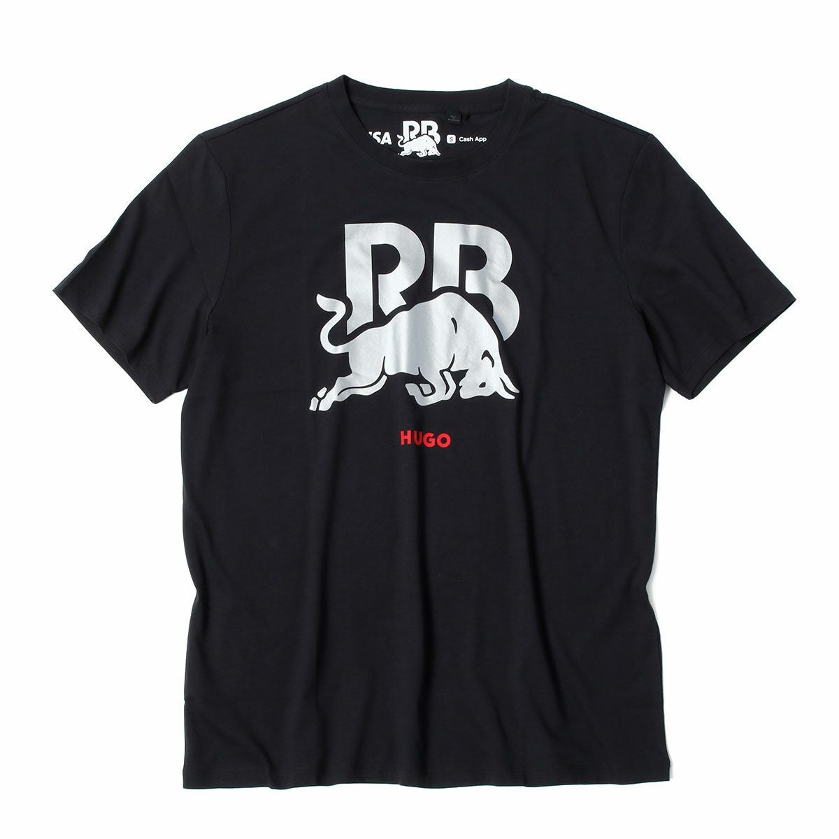 Racing Bulls｜VISA CASH APP RB F1 チーム ロゴ ファン Tシャツ｜ブラック