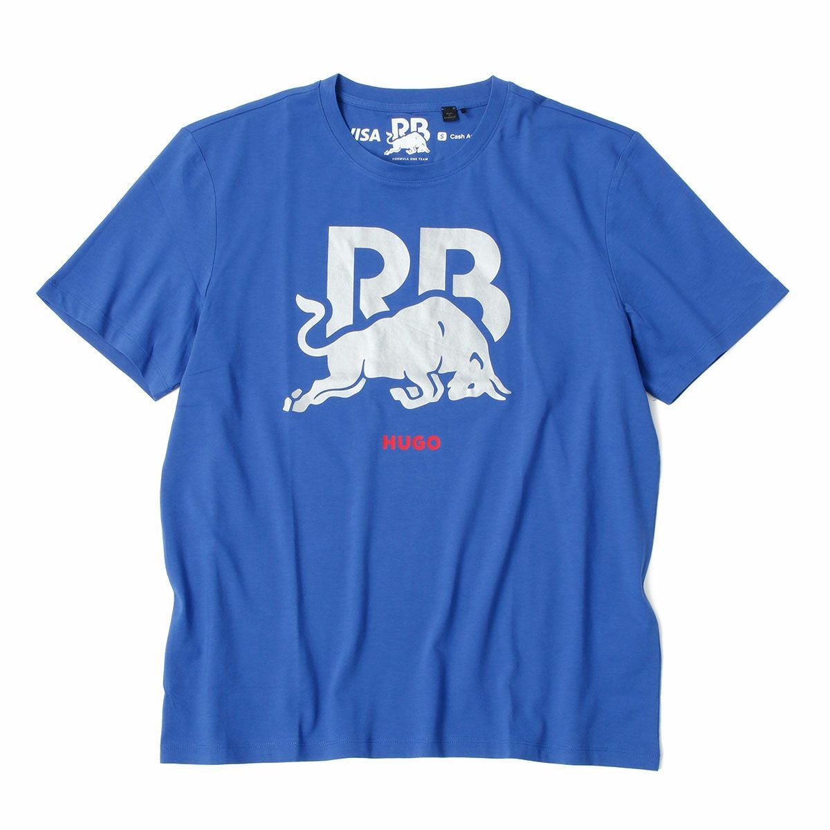 F1 RB ビザ・キャッシュアップ　ヒューゴ サッカー シャツ ゲームシャツ VISA CASH APP RB F1 チーム ロゴ ファン Tシャツ | モトーリモーダ