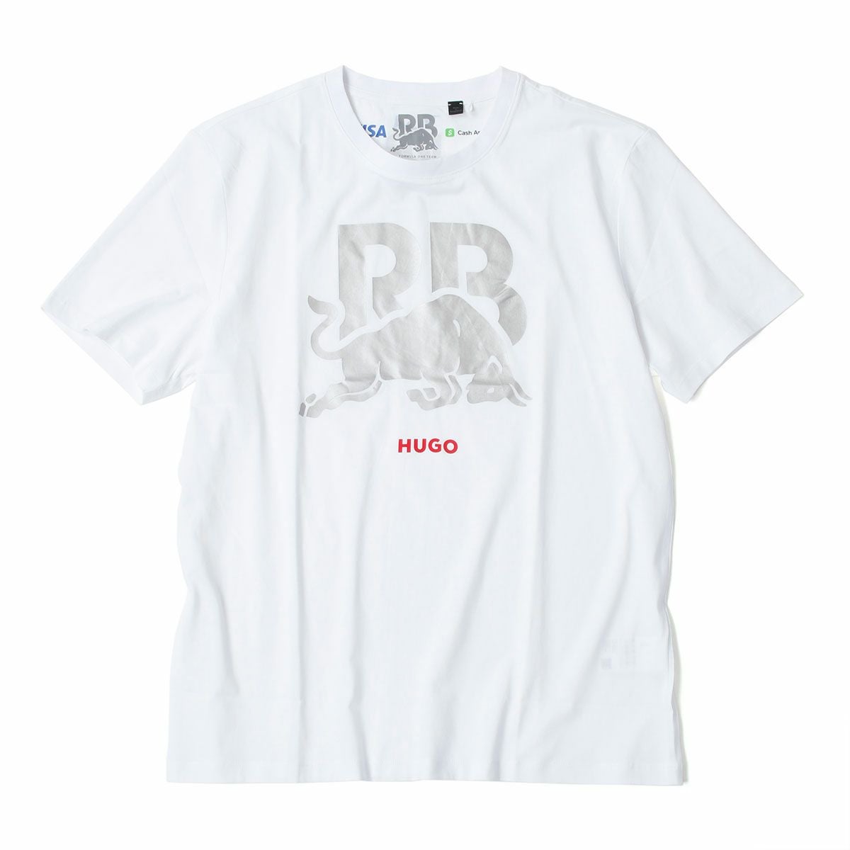 Racing Bulls｜VISA CASH APP RB F1 チーム ロゴ ファン Tシャツ｜ホワイト