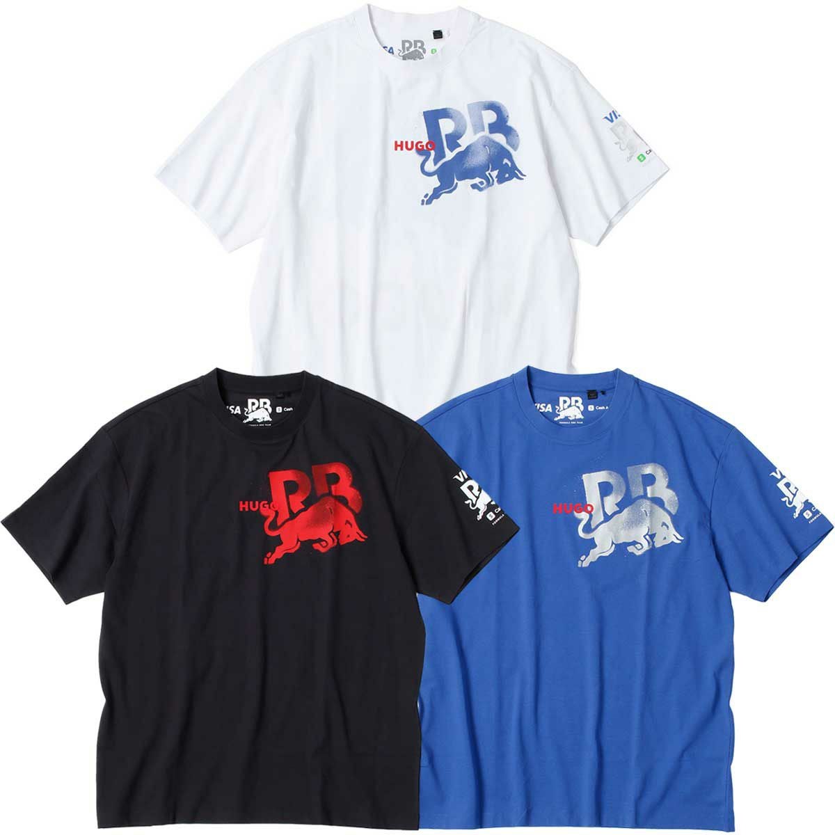 VISA CASH APP RB F1 チーム コントラスト Tシャツ | モトーリモーダ
