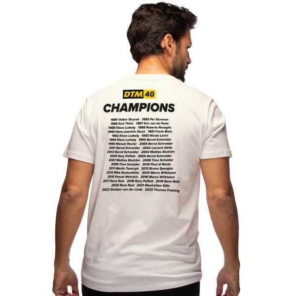 madogatatari展 40周年 スタッフTシャツ DTM 40周年記念 歴代チャンピオンマシン Tシャツ | モトーリモーダ公式