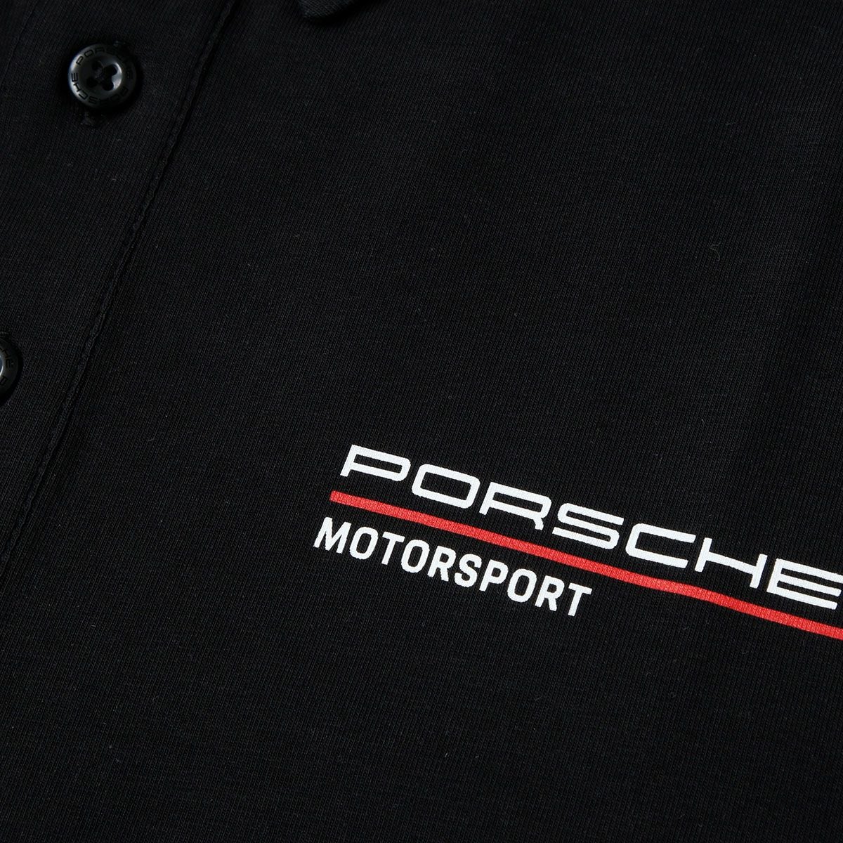 PORSCHE｜ポルシェ FW ポロシャツ｜ブラック