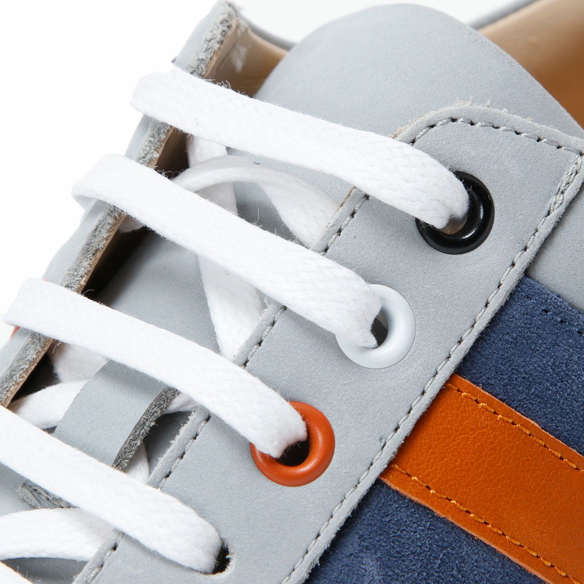 Linea di Corsa｜ハラマ アラスカ｜スニーカー｜ライトブルー×オレンジ