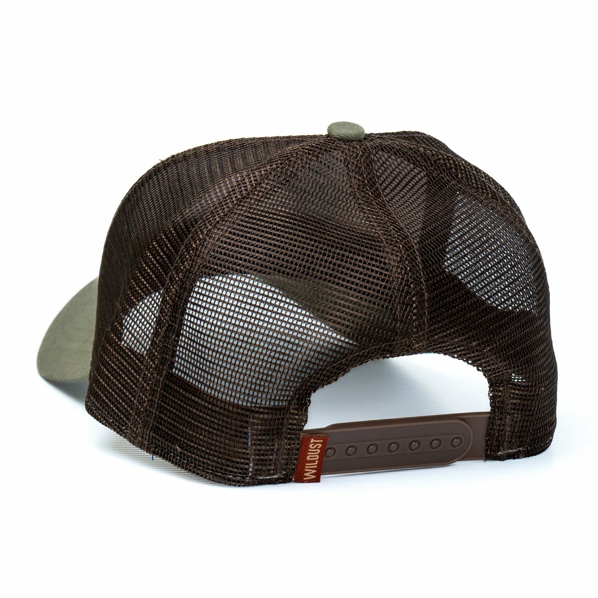 WILDUST｜トラッカーキャップ ウィンドレース｜帽子｜ブラウン×ベージュ