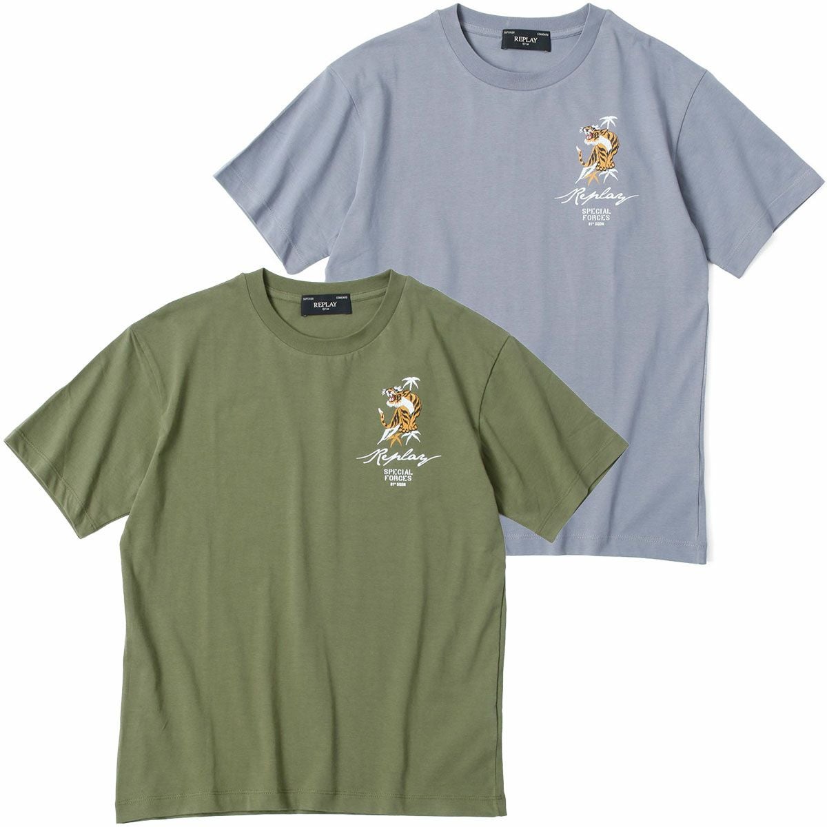 Replay｜タイガー グラフィック Tシャツ｜