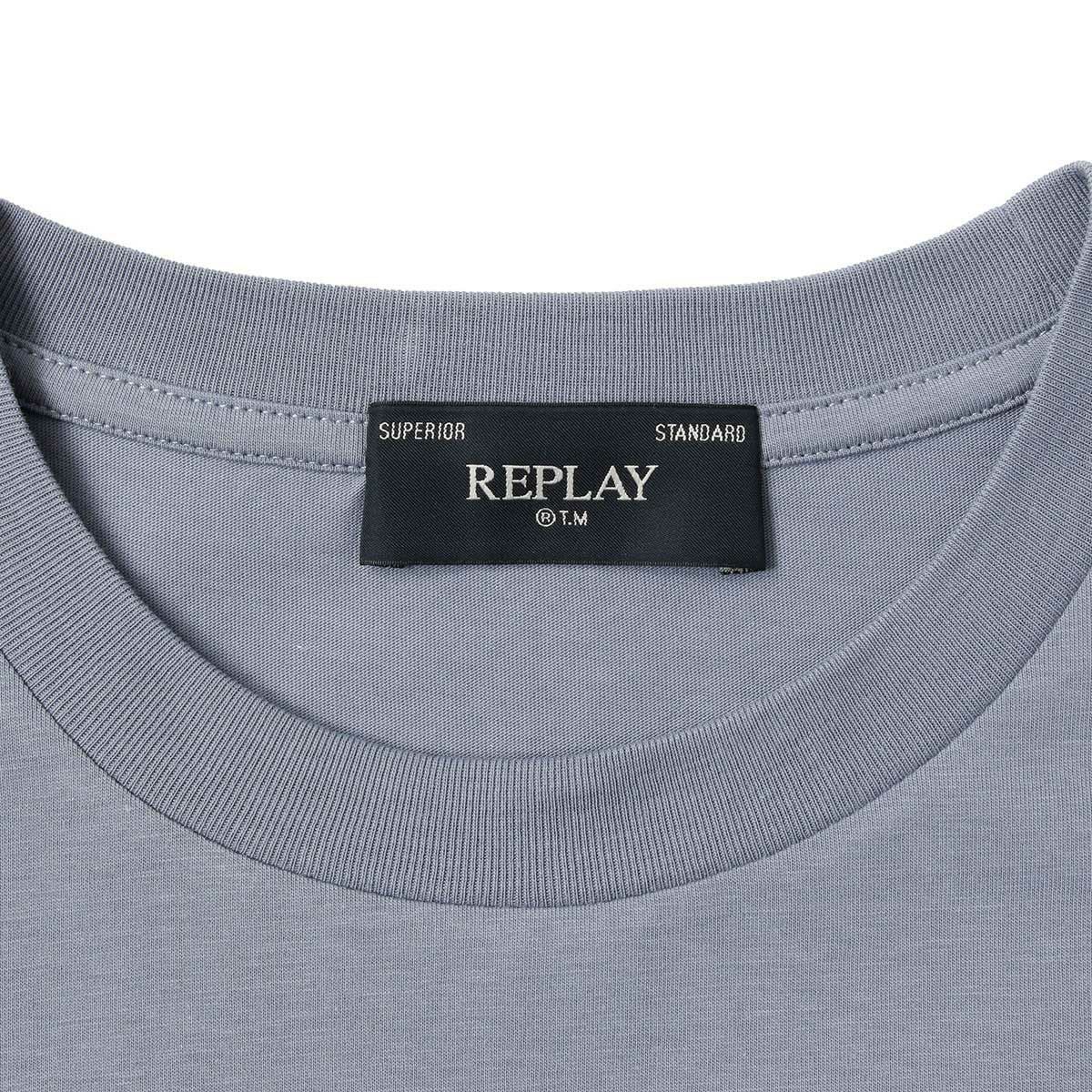 Replay｜タイガー グラフィック Tシャツ｜スティールグレー
