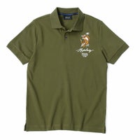 Replay｜タイガーグラフィック ポロシャツ｜アーミーグリーン