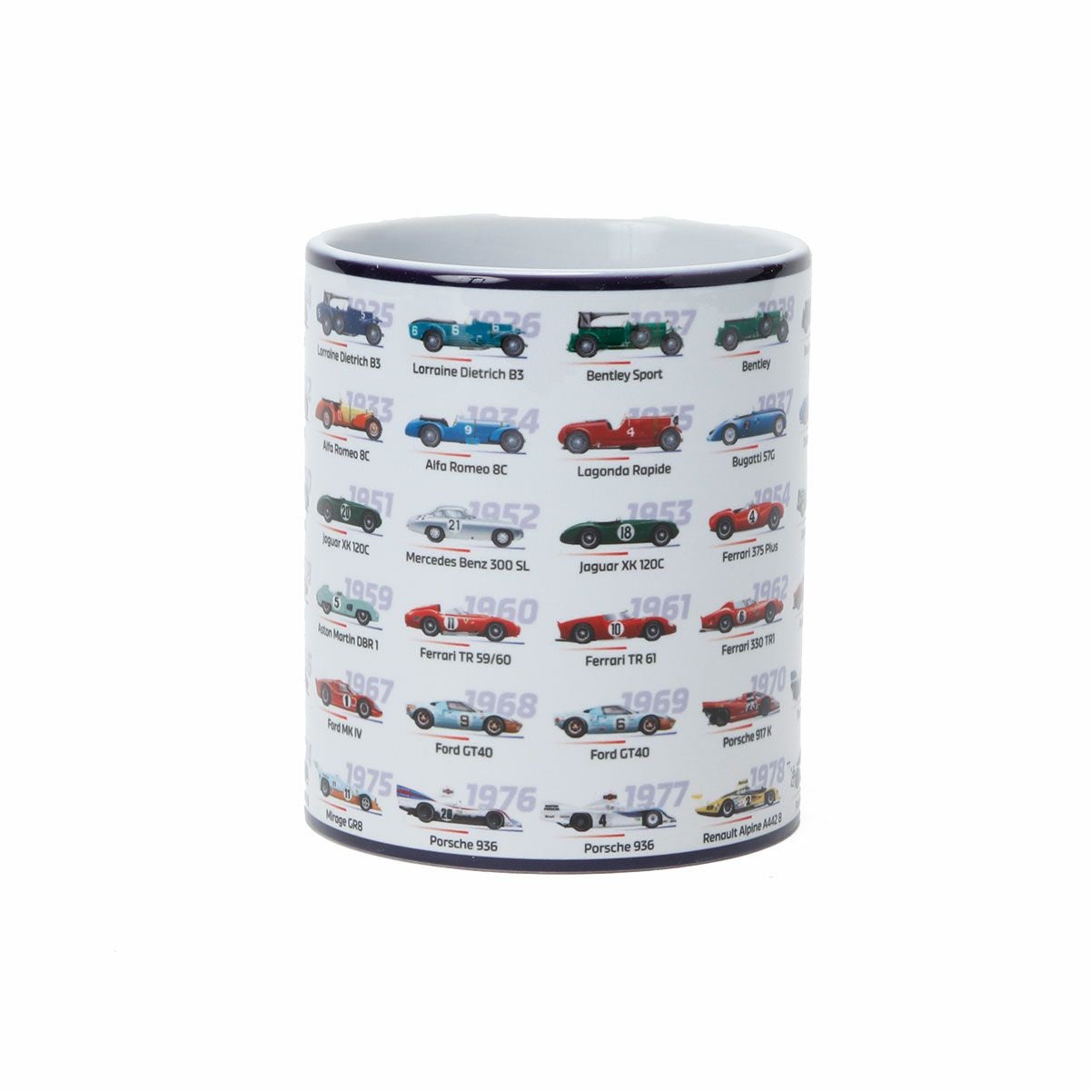 Le Mans 24h｜ル・マン 24H 2024 歴代 ウィナー マグカップ セット｜その他雑貨｜ホワイト×ネイビー