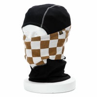 Goldtop｜メリノウール バラクラバ｜ネックカバー｜ゴールド×ホワイト