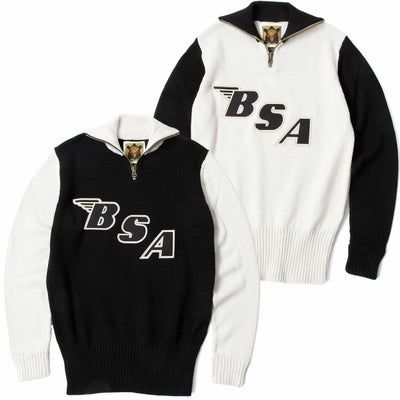 Goldtop｜ゴールドトップ X BSA 1920s スタイル クラシック モーターサイクル レーシング セーター｜ニット