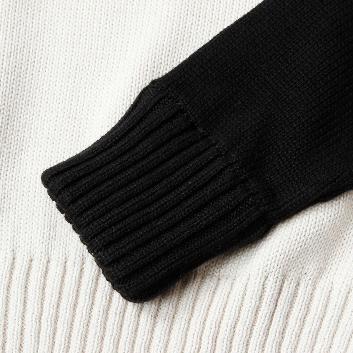 Goldtop｜ゴールドトップ X BSA 1920s スタイル クラシック モーターサイクル レーシング セーター｜ニット｜エクリュ×ブラック