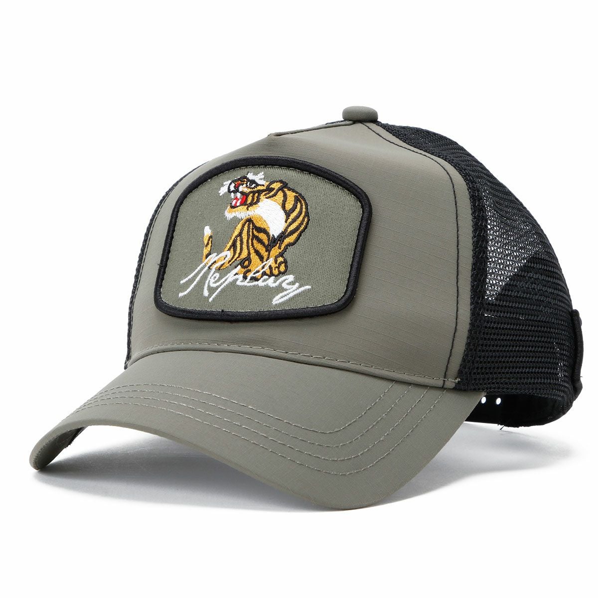 Replay｜リップストップ タイガーロゴ キャップ｜帽子