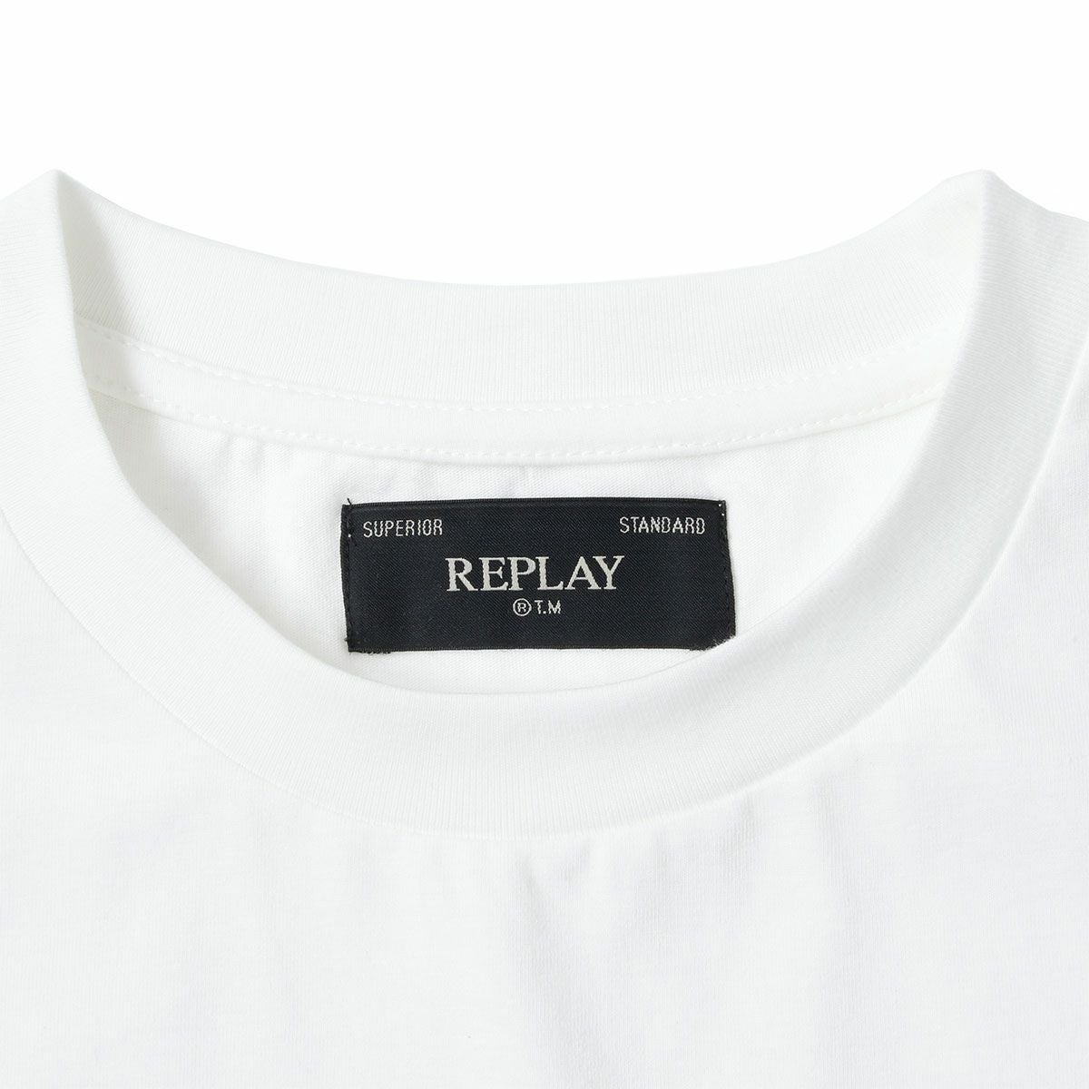 Replay｜カスタム レタリング Tシャツ｜ナチュラルホワイト