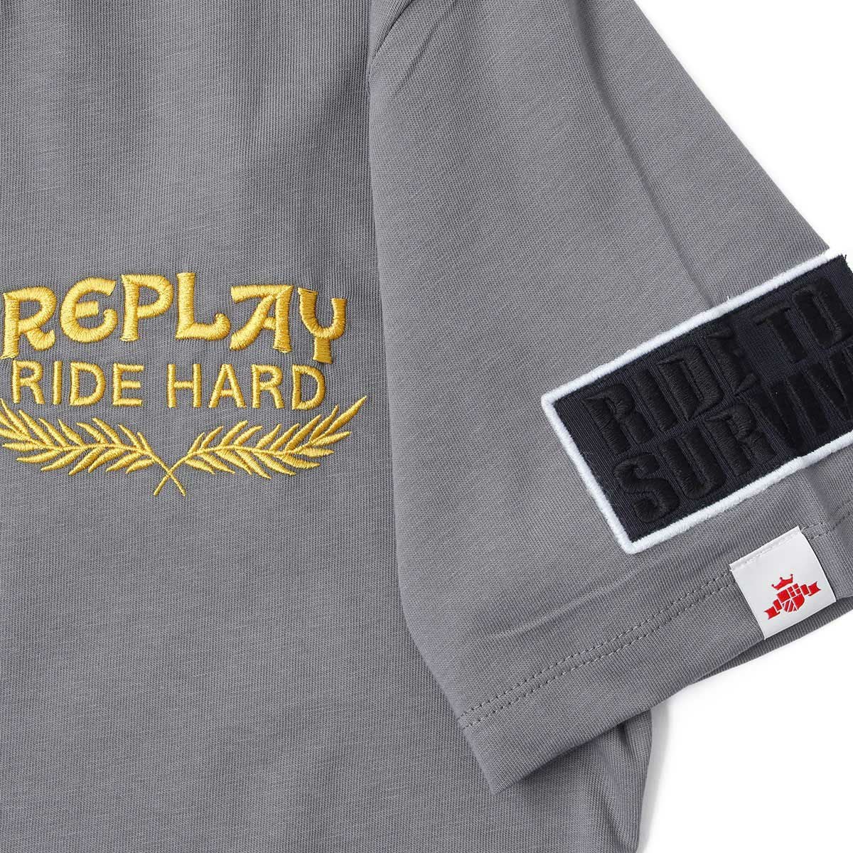 Replay｜スーパークロス ライダー グラフィック Tシャツ｜アイアングレー